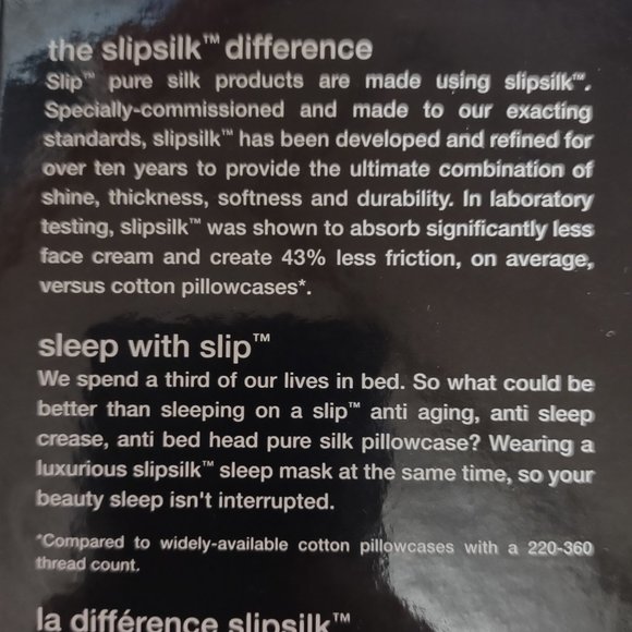 Slip Pure Silk Sleep Mask DELTA Airlines Branded NEW - Picture 2 of 3